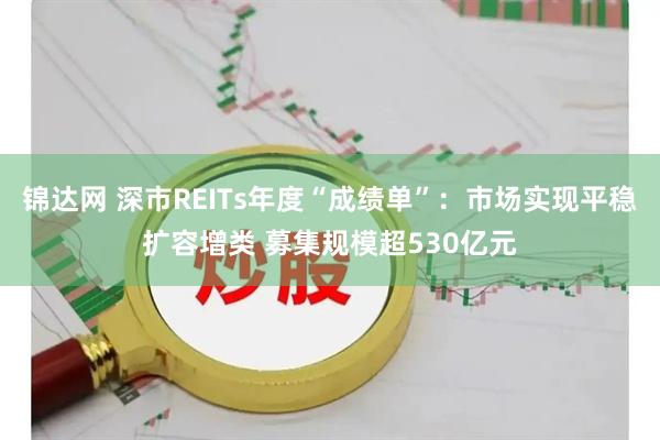 锦达网 深市REITs年度“成绩单”：市场实现平稳扩容增类 募集规模超530亿元